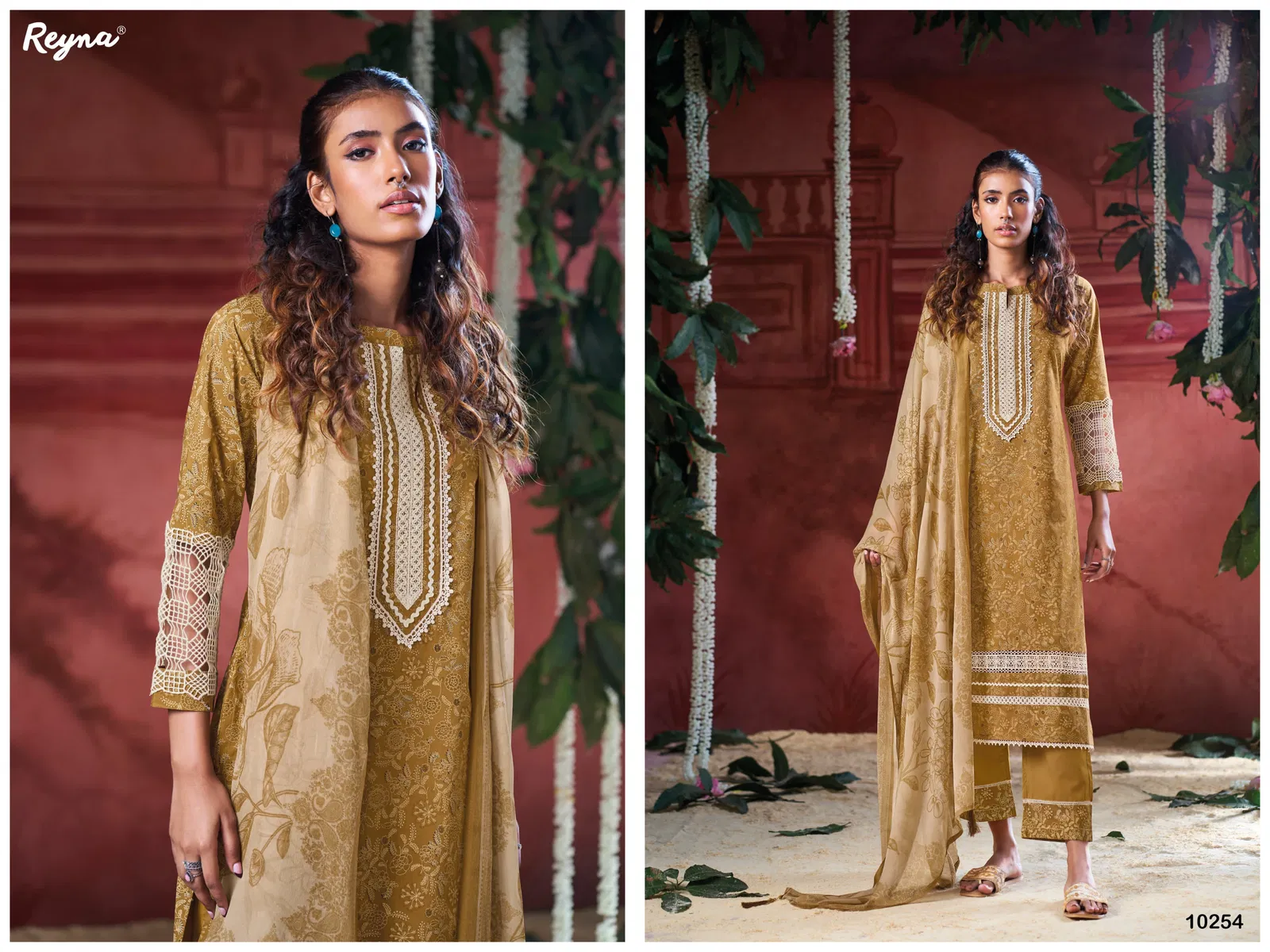 Gehna By Reyna Cotton Block Printed Dress Material Suppliers In India